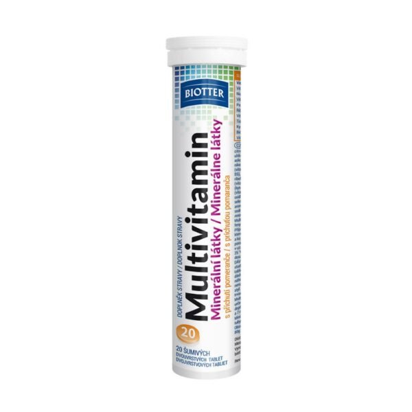 Effervescent tablets with vitamins and minerals intended for people with an increased need for these substances.