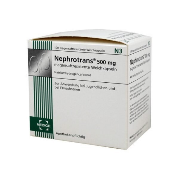 For the treatment of metabolic acidification of the blood.