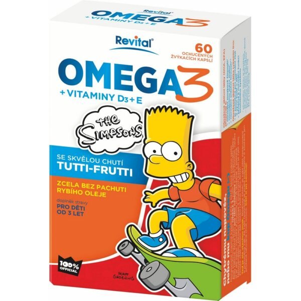 Didn't you also like fish oil? Fruit-flavored chewable capsules will taste much better to your children