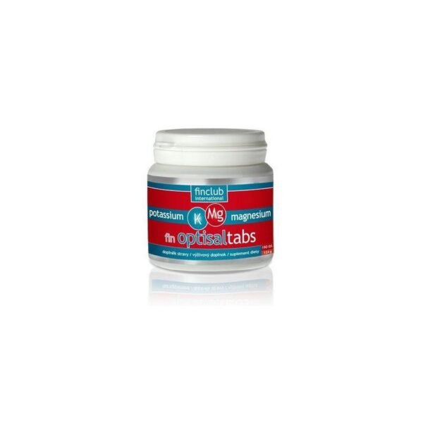 Dietary supplement Optisaltabs fin contains potassium and magnesium. Magnesium and potassium are important intracellular minerals. They help in the proper functioning of the cardiovascular and nervous systems and in the proper functioning of muscles.