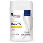 Aliness Vitamin Quali-C® 1000mg 250g is a powdered dietary supplement containing the patented form of vitamin C ( Quali®-C). It is a form of L-ascorbic acid that meets all the requirements of USP
