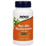 The NOW Foods supplement contains Reishi mushroom extract - 270 mg in one capsule. These mushrooms (Latin Gnoderma Lucidum)