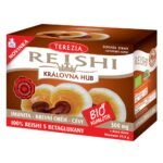 Terezia Reishi Bio is a dietary supplement in the form of capsules with a high content of valuable substances for the human body. Reishi contributes to the body's natural defenses and to maintaining healthy circulatory functions.