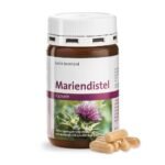 Milk thistle capsules contain the natural substance sylimarin, which is a substance of thistle