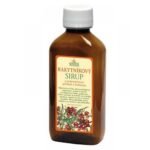 Sea buckthorn syrup with orange flavor and fructose.