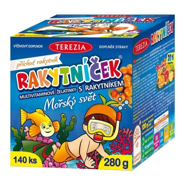 New sea buckthorn-flavored sea buckthorn flavored multivitamin gelatins contain a mixture of fruit concentrates and vitamins.