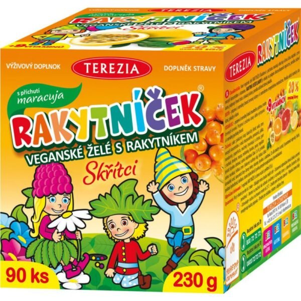 New vegan jelly sea buckthorn Maracuja elves are full of the most important vitamins for your children.