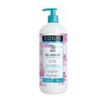 Shower gel with mallow scent does not contain sulfates and soaps.