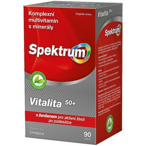 The spectrum is a premium, complex multivitamin with minerals with a unique composition, where all vitamins and trace elements come from organic sources.