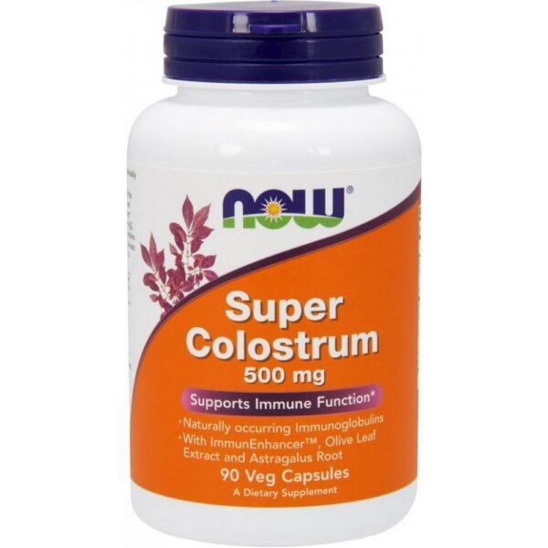 Super Colostrum from Now Foods is a dietary supplement in the form of vegetarian capsules. Contains bovine colostrum.