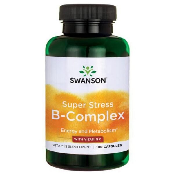 The Swanson Super Stress complex contains vitamin C