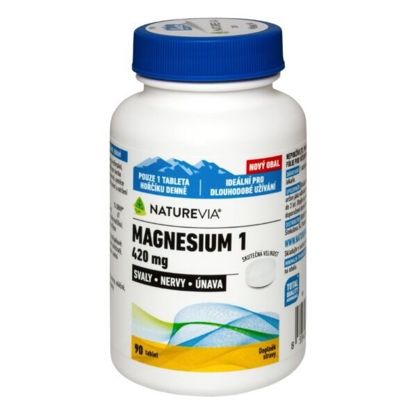 Extra strong dose of magnesium in one tablet. It contributes to the proper function of the nervous system