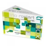 Three-layer lozenges to support the body's defenses . The tablets contain live microorganisms and the fiber inulin.