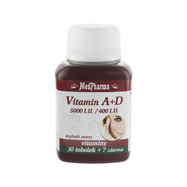 Vitamin A contributes to the maintenance of normal vision and the normal metabolism of iron. Vitamin D contributes to the normal absorption of calcium and phosphorus.