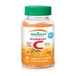 Vitamin C in the form of lozenges with a fresh orange flavor.