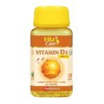 Vitamin D3 contributes to the normal level of calcium in the blood