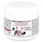 Dietary supplement with glucosamine and chondroitin sulfate, hyaluronic acid and vitamins C, K and D.