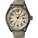 Мужские наручные часы Citizen aw5005 - 12 X. Корпус из нержавеющей стали, съемный литий-ионный аккумулятор черного цвета, заднее дно с винтами, рифленая заводная головка.