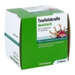 Devil's claw Madaus, film-coated Tablets for adults. Active Ingredient: Devil's Claw Root Dry Extract. Fields of application: supportive therapy for signs of wear of the musculoskeletal system. Warning: Contains Lactose.
