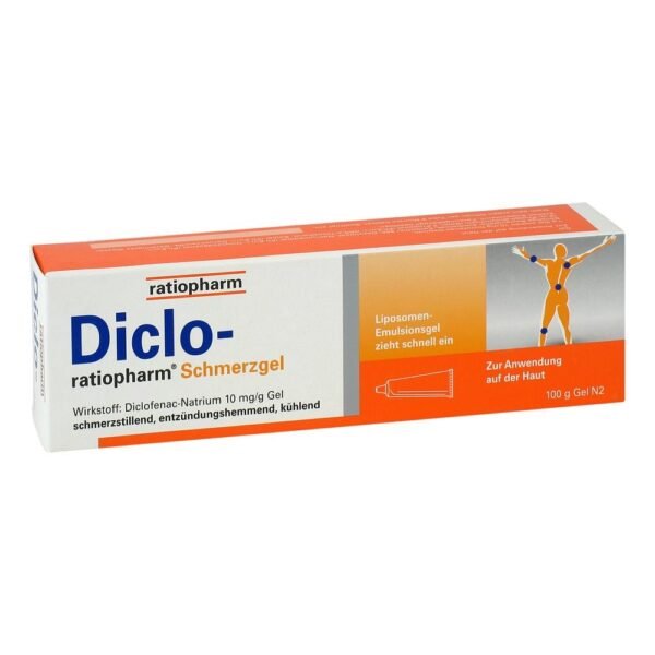 Diclo-ratiopharm pain gel works specifically for back pain and joint pain.