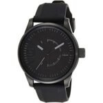 DIESEL dz1807 men's watch. The case is made of flanders, diamond-shaped pattern on the side, lithium-ion battery is black.