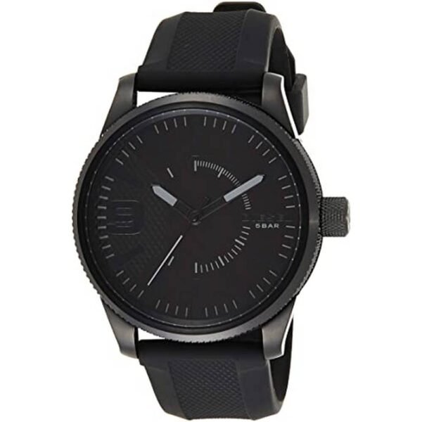 DIESEL dz1807 men's watch. The case is made of flanders, diamond-shaped pattern on the side, lithium-ion battery is black.
