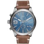 DIESEL dz4443. A stainless steel case, a bezel with a minute scale, a winding linksitzende head with a logo and a handle (without a winding head), mineral glass.