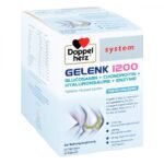Doppelherz Joint 1200 system 60 capsule (s) +60 tablets (pack size: 120 pcs) is a dietary supplement with vitamin C, vitamin D, vitamin K and the trace elements zinc, copper, manganese and selenium.