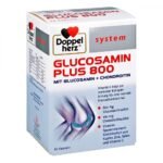 Doppelherz Glucosamin Plus 800 system capsules belong to the class of dietary supplements and offer you a sufficient supply of important vitamins and trace elements for cartilage, bones and connective tissue.