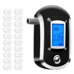 【FAST AND WITH HIGH ACCURACY】 The breathalyzer comes with professional airway design and high-precision semiconductor sensor.