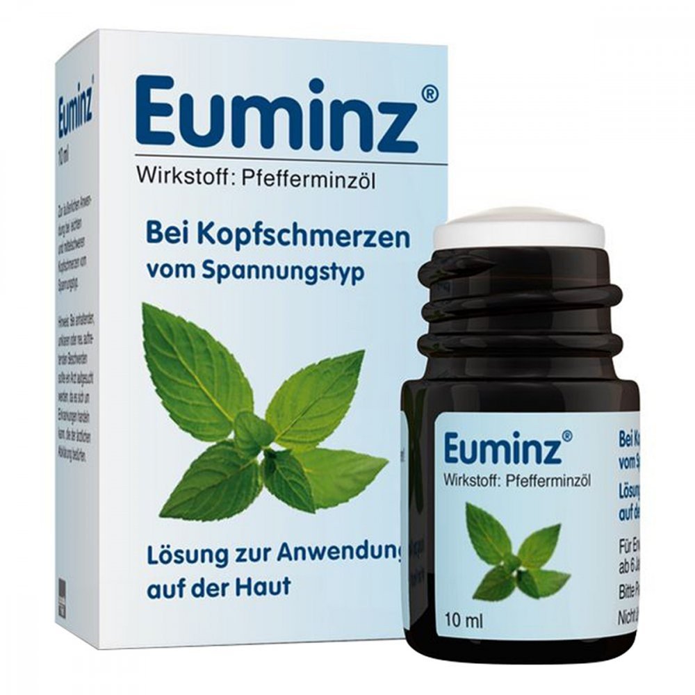 external euminz 10 With the Euminz external (pack size: 10 ml) you can gently treat mild and moderate tension headaches.