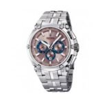 Men's wristwatch Festina f20327 / 5. Stainless steel case, bottom, fluted winding head, mineral glass, waterproof to 10 bar.