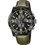 Festina F20339 / 2 - Unisex wristwatch for adults. The stainless steel case is made of wood array, black PVD coating, tahimeter bezel, curved flat mineral glass, waterproof to 5 bar.