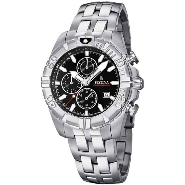 Festina f20355 / 4 унисекс для взрослых - наручные часы. Спортивные часы Festina имеют красивый браслет из нержавеющей стали в серебре с надежной раскладывающейся застежкой.