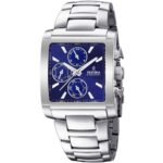 Festina sports watches have a beautiful silver stainless steel bracelet with a folding clasp. Watches from the Festina Timeless Chronograph collection for men in silver.