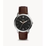 Fossil FS5464 men's watch. These minimalist men's watches with a 44 mm diameter case.