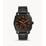 FOSSIL FTW1165 watch. Inspired by our ever-popular car design, this new battery-powered hybrid uses a single smart display technology to send hidden notifications.