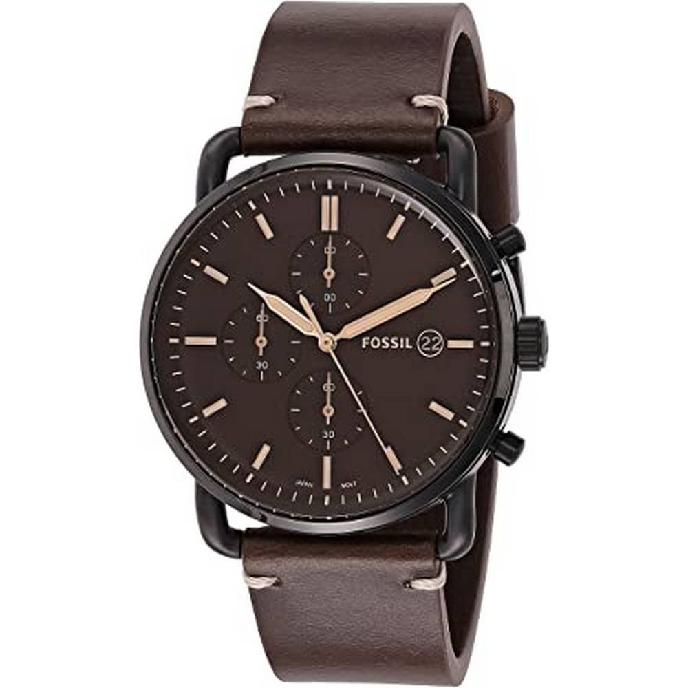 Fossil men leather hot sale