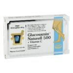 Glucosamine Naturell 500 mg coated tablets (pack size: 60 pcs) is a dietary supplement made from natural ingredients.