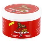 Horse ointment with horse chestnut (pack size: 250 ml) is used for stressed joints and muscles. Horse ointment with horse chestnut (pack size: 250 ml) promotes blood circulation, stimulates and invigorates your skin and activates your tired muscles.