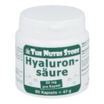 Hyaluronic acid 50 mg capsules (pack size: 90 pieces) can be taken on dry, rough and wrinkled skin.