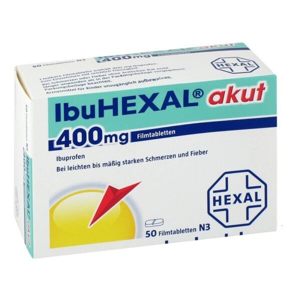 IbuHEXAL acute 400mg is an anti-inflammatory and analgesic drug (non-steroidal anti-inflammatory / analgesic).