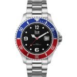 Ice-Watch Ice Steel United Silver M 016545. The case is made of satin stainless steel, the base of the case on the screws.