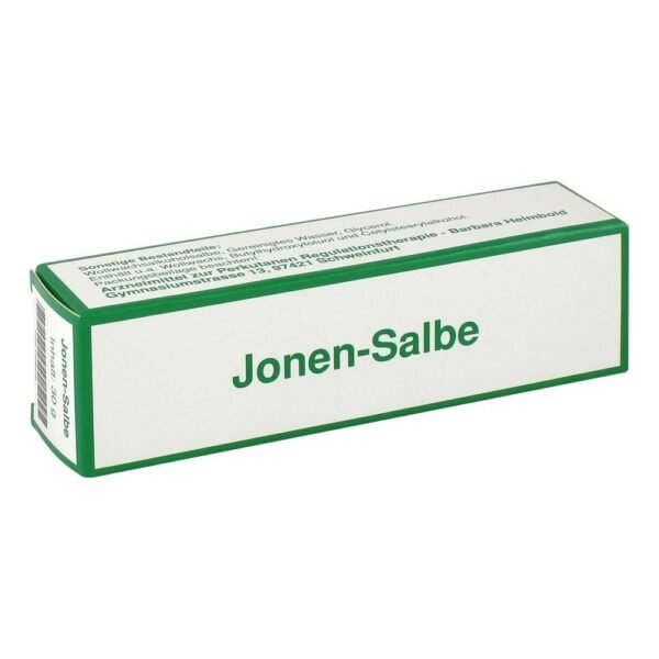 Jonen Salbe Helmbold (pack size: 30 g) is a traditional remedy to improve one's own condition.