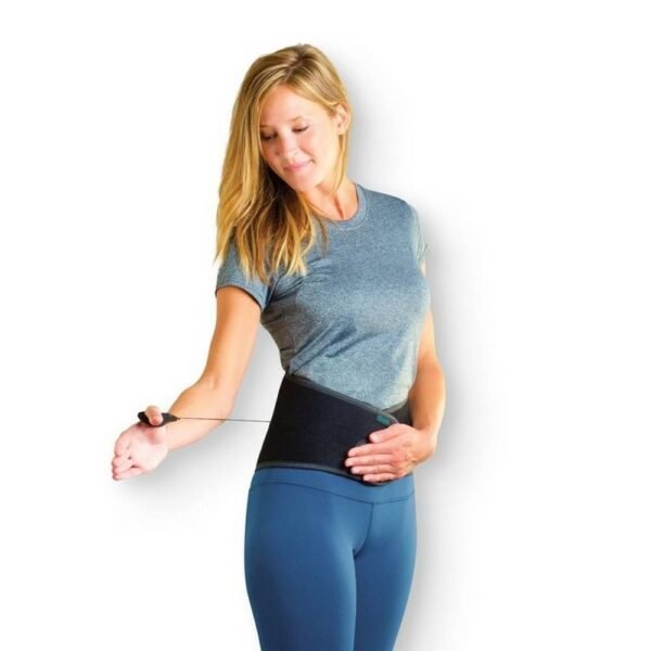 The Aspen Lumbar lumbar belt in a simple, elegant design offers the basic functions needed for a lumbar orthosis to support tired muscles that cause cramps and pain. The basic inelastic part of the belt has been supplemented with flexible elements for adaptable and comfortable wearing. This innovative combination, together with the patented Aspen compression system, provides non-invasive drug-free treatment as an option for active patients.