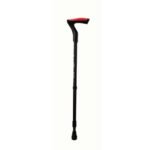 Walking duralumin stick.