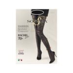 Translucent tights 70 day with original lace pattern.