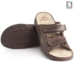Mike's medical health slippers are made of 100% natural cowhide.