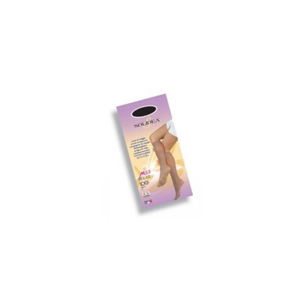 Translucent elegant medical stockings for the modern woman as soft as silk. Graduated compression improves blood circulation and prevents venous problems.