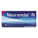 Neuranidal N pain tablets (pack size: 20 pcs) pain tablets are used to relieve mild to moderately severe pain, such as headache, toothache or menstrual pain, as well as to reduce fever.